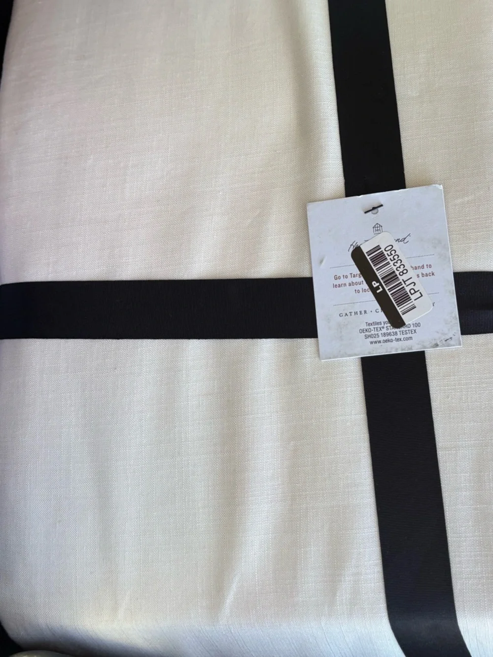 HEARTH & HAND NWT 3pc King Solid Duvet Cover Set -Sour Cream